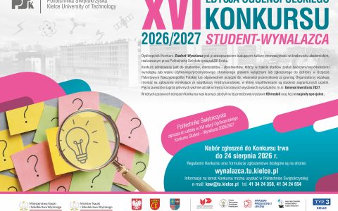 XVI edycja Ogólnopolskiego Konkursu Student-Wynalazca